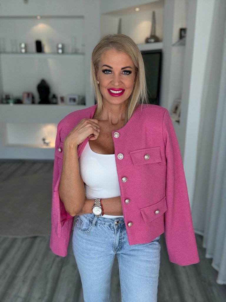 ZARA kabátka pink 